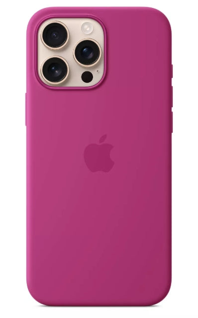 Apple iPhone 16 Pro Max Silicone Case with MagSafe - Fuchsia (Open Box)