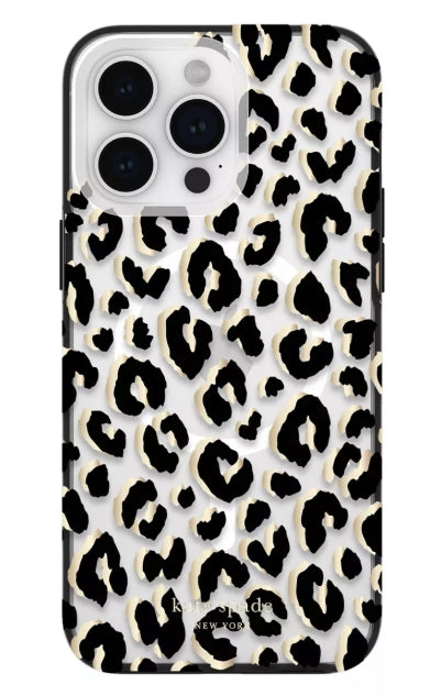 Kate Spade New York Apple iPhone 15 Pro Max Protective Case with MagSafe - City Leopard (Open Box)