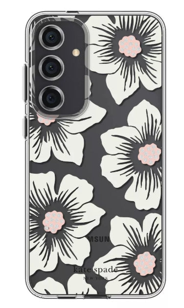 Kate Spade New York Samsung Galaxy S24 Antimicrobial Case - Hollyhock Cream (Open Box)