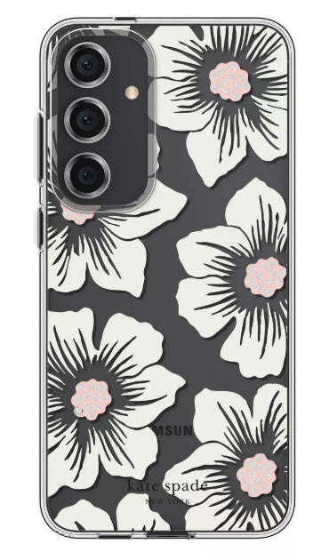 Kate Spade New York Samsung Galaxy S24+ Antimicrobial Case - Hollyhock Cream (Open Box)