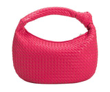 Melie Bianco Brigitte Fuchsia Large Recycled Vegan Shoulder Bag