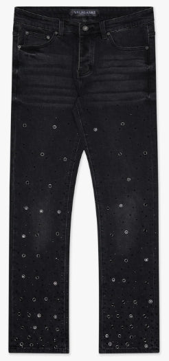 Valabasas Prowl Straight Jean Black Washed 36 Waist