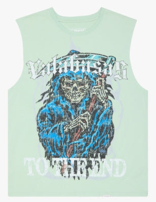 "WELCOME HOME" VINTAGE LIGHT MINT TEE Size M