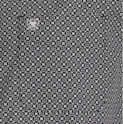 ARIAT Men's Earnest Black Geo Print SS Button-Up - 3XL