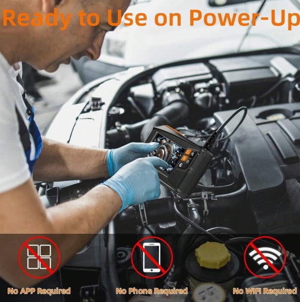 Ennovor Industrial Endoscope - Inspection Camera With 4.3 Inch IPS Screen