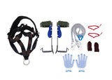 Iron Tree Climbing Spikes - includes Belt & Gloves