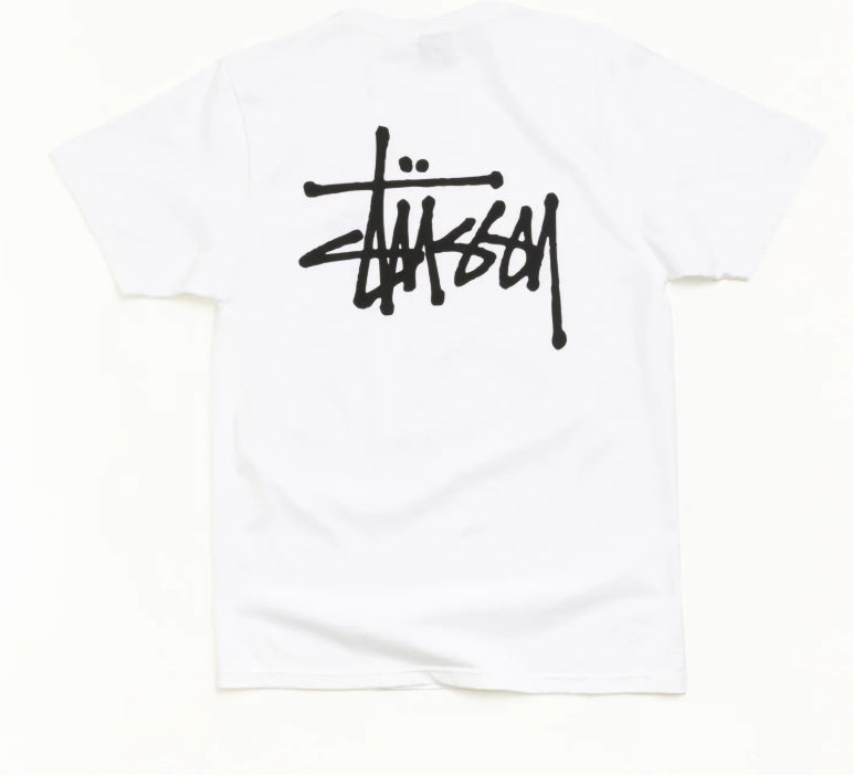 BASIC STÜSSY TEE Men's L (White)