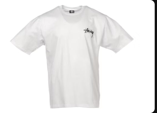 Stussy Fuzzy Dice Tee White Men's Small