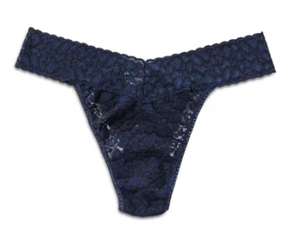 hanky panky Women's Daily Lace Cross-Dye Original Rise Thong - One Size: 4-14