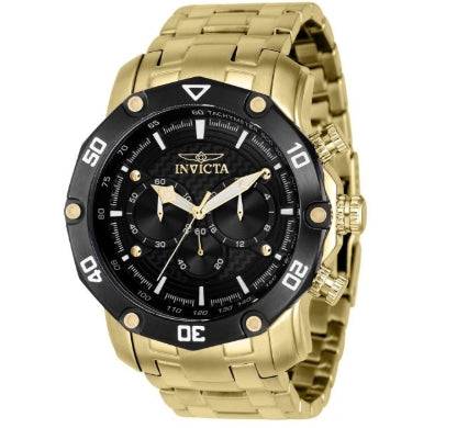 Invicta Pro Diver Men's Watch - 50mm, Gold (37725)