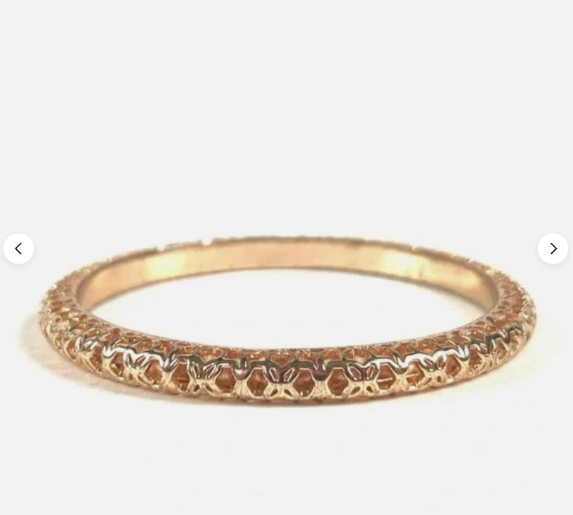Kendra Scott Maggie Gold Filigree Bangle Bracelet