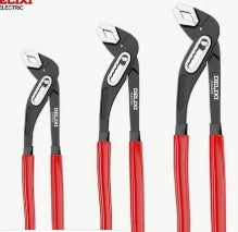 Delixi Electric Pliers Set 3pc Tongue and Groove