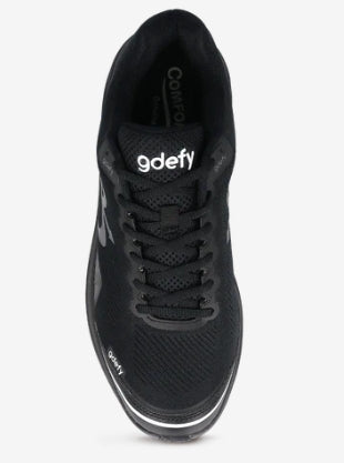 g-defy Mighty Walk Men's Orthopedic Comfort Shoes - Black - 9.5 W