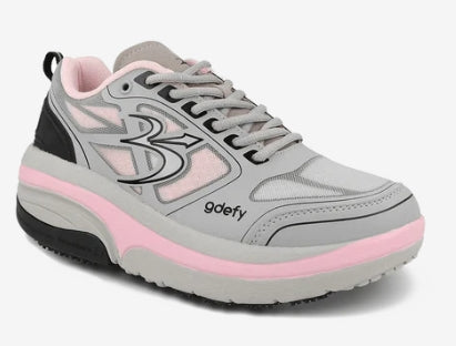 g-defy ION Walking Shoes for Women - Pink/Grey - Size: 9 M