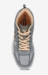 g-defy ION Walking Shoes for Women - Gray/Peach - 9.5 M