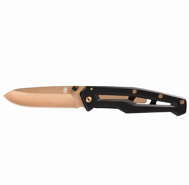 *Gerber Paralite Folder Drop Point Plain Edge Rose & Black G3310