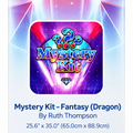 Diamond Art Club - Mystery Kit #10 - Fantasy (Dragon)  25.6" x 35.0"