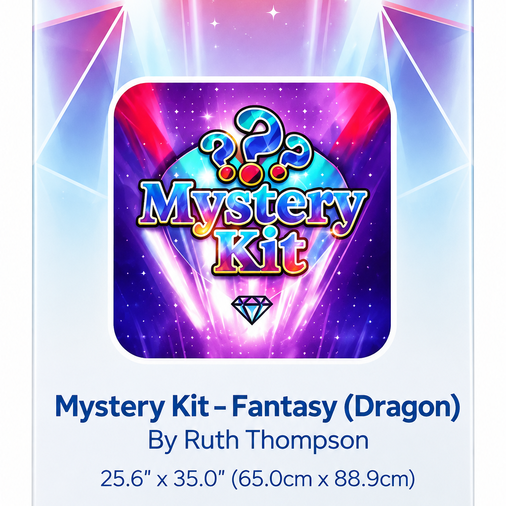 Diamond Art Club - Mystery Kit #10 - Fantasy (Dragon)  25.6" x 35.0"