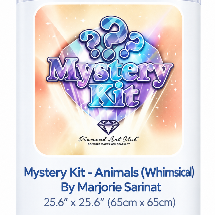Diamond Art Club - Mystery Kit #58 - Animals (Whimsical) 25.6" x 25.6"