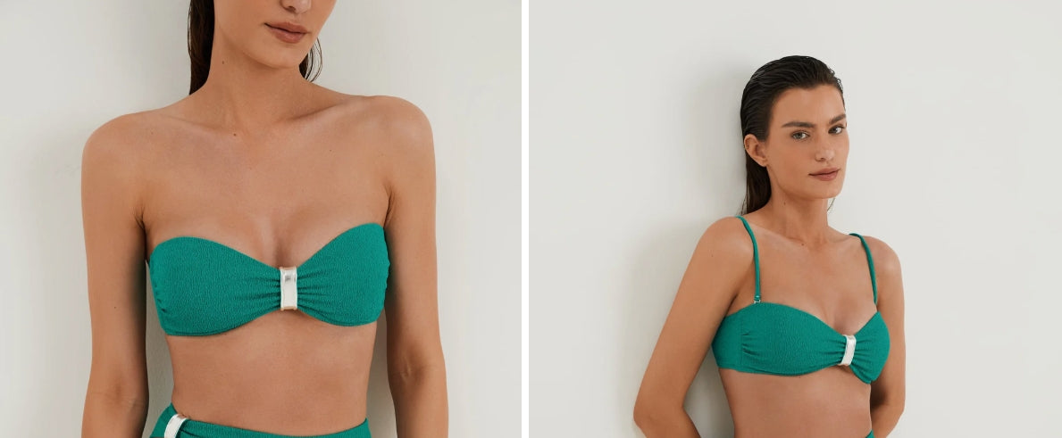 ViX Paula Hermanny Firenze Sunny Bandeau Top M