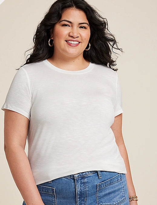 Maurices Plus Size 24/7 Kennedy Crew Neck Tee Women's XL