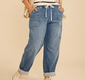 Maurices Plus Size m jeans by maurices Soft Knit High Rise Rolled Hem Jogger Women's 22W