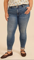 Plus Size m jeans by Maurice's™ Cool Comfort Mid Rise Double Button Cuff Hem Jegging Women's 16w