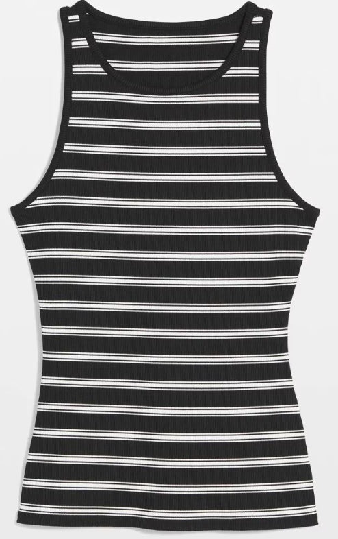 White House Black Market FORME™ Ribbed Stretch Tank S