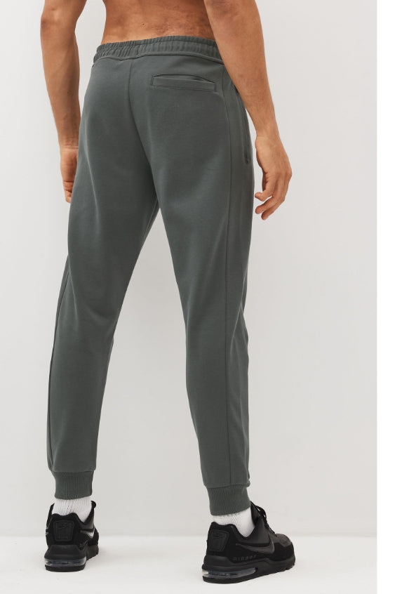 Athletic Cuffed Joggers by Next -(2 Pack) Black/Slate Grey - Size: Med / Regular Length