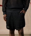 Premium Streetwear - Grid Knit Shorts - Size: XL/XXL