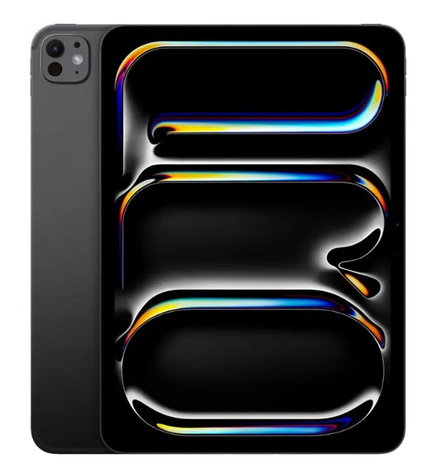 Apple - 11-inch iPad Pro M4 chip Built for Apple Intelligence Wi-Fi + Cellular 256GB with OLED - Space Black