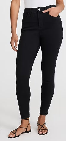 Express High Waisted Stay Black Skinny Jeans Size 4S