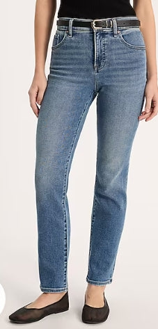 Express High Waisted Medium Wash Hyper Sculpt '90s Slim Jeans Size 4S