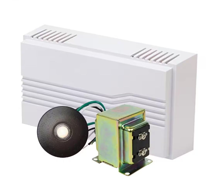 Hardwired Chime Kit 16-Volt/30VA Doorbell Transformer Recess-Mount Metal Button