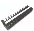 General Electric 12-pole double-row 600V 30A surface-mount terminal block - EB25B12