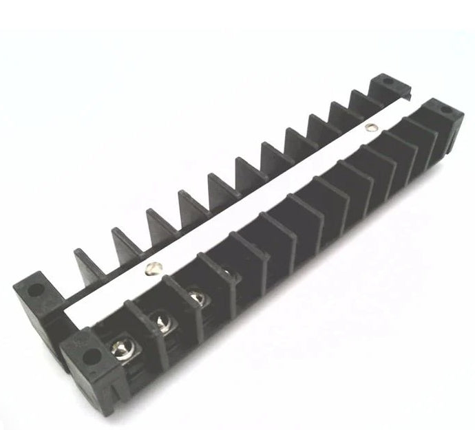 General Electric 12-pole double-row 600V 30A surface-mount terminal block - EB25B12