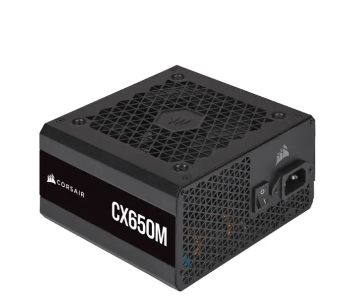 CORSAIR - CX-M Series CX650M Semi-Modular Low-Noise ATX Power Supply - Black