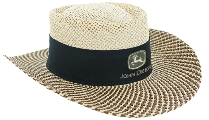 John Deere Men's Gambler Straw Hat Size L/XL
