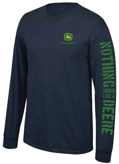 Nothing Runs Like A Deere Long Sleeve T-Shirt Size 2XL