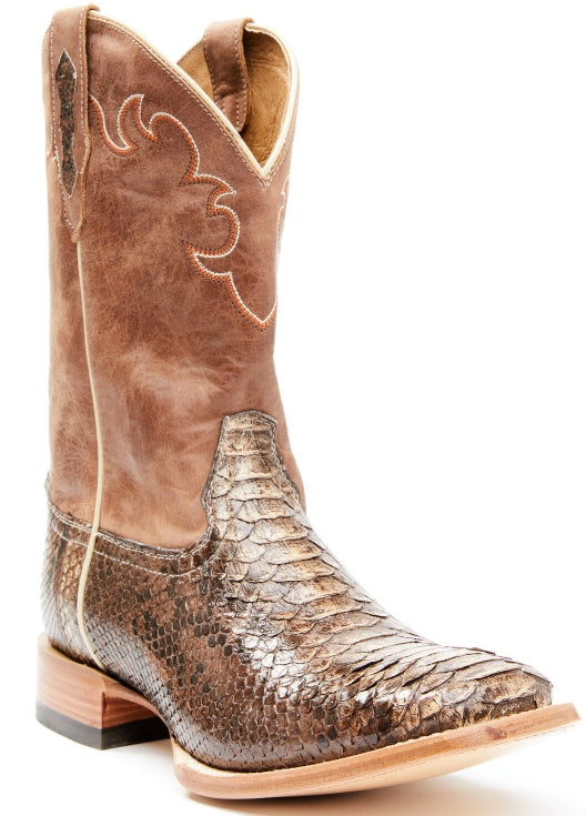 Cody James Men's Exotic Python Western Boots - Broad Square Toe 8.5