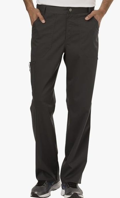 Cherokee Cargo Pants for Men Scrub, Modern Fit Inside Drawstring Bottom WW140 SIZE S