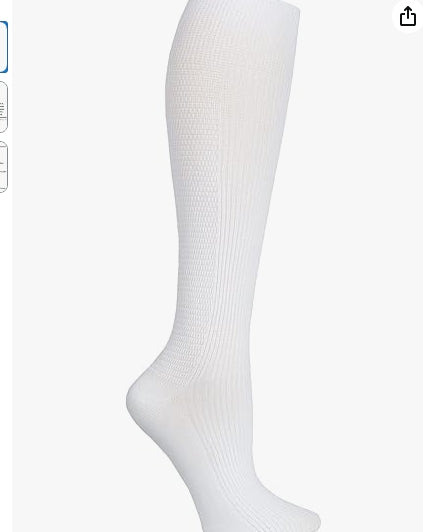 Cherokee YTSSOCK1 Women's Support Sock- White One Size