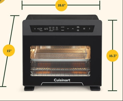 Cuisinart 10-in-1 Extra-Large Digital Air Fryer Toaster Oven - TOA-110