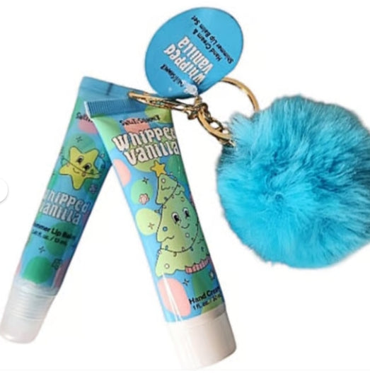 Sweet Shimmer Lip Balm/Hand Cream Set - Whipped Vanilla