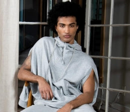 Premium Streetwear - Capetown Poncho Grey