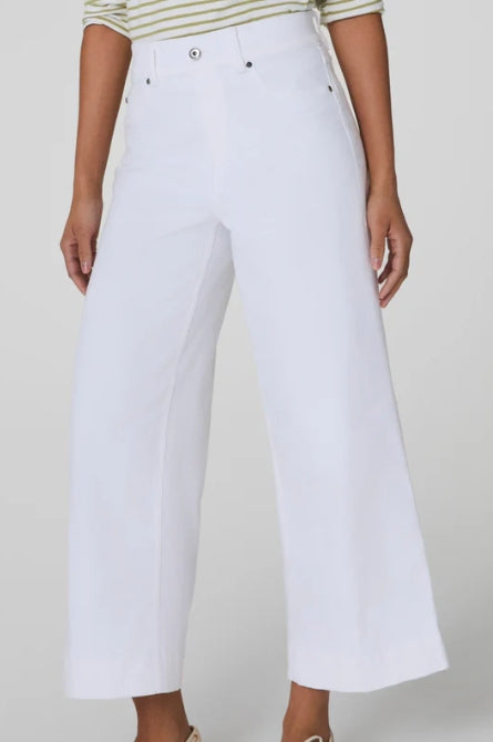 SPANXshape™ Original EveryWear Cropped Wide Leg Jeans - 2X White