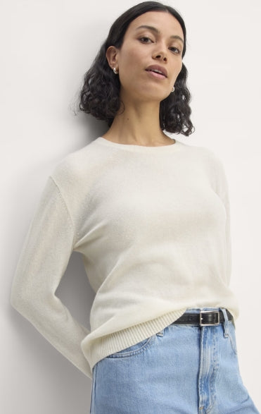 Everlane The Classic Crew in Cashmere Size S