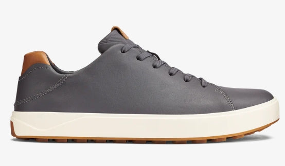 OluKai Wai‘alae Men’s Leather Golf Shoes 10