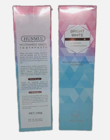 Hunmui Nicotinamide Dazzle Toothpaste - 100g