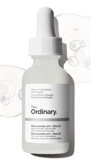 The Ordinary Niacinamide 10% + Zinc 1%, Smoothing Serum for Blemish-Prone Skin - 1 fl. oz.